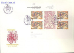 Portugal 1982 Mi Block 35 FDC  (XFDC ZE1 PRTbl35) - Chiens