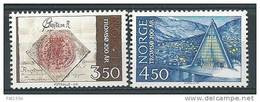 Norvège 1994 N°1111/1112 Neufs** Bicentenaire De Tromsö - Unused Stamps
