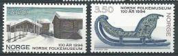 Norvège 1994 N°1118/1119 Neufs** Musée Du Folklore - Unused Stamps