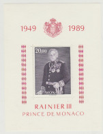 Monaco Bloc N° 45 40 éme Anniversaire Du Régne De Rainier III ** - Blocs