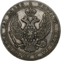 Pologne, Nicholas I, 5 Zlotych-3/4 Ruble, 1839, Moneta Wschovensis, Argent, TTB - Poland