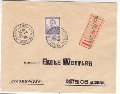 Belgique - Lettre Recom De 1916 - Oblit Le Havre Spécial - Exp Vers ZÜriche - Valeur 200,00 Euros - Rare - 1915-1920 Albert I