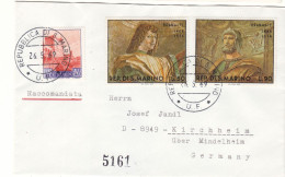 Saint Marin - Lettre De 1969 - Oblit Republica Di S. Marino - Exp Vers Kirchheim - - Brieven En Documenten