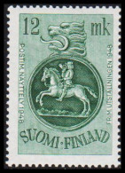 1948. FINLAND.  Helsinki Philatelic Exhibition. 12 M Green. Never Hinged.  (Michel 359) - JF547618 - Neufs