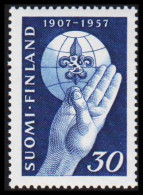 1957. FINLAND. SCOUTS, Never Hinged.  (Michel 473) - JF547636 - Nuevos