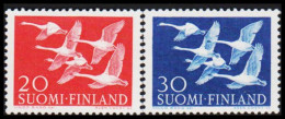 1956. FINLAND. NORDEN, Swans Complete Set, Never Hinged.  (Michel 465-466) - JF547637 - Nuovi