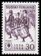 1958. FINLAND. PORI, Never Hinged.  (Michel 491) - JF547645 - Nuovi
