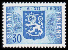 1957. FINLAND. 40 YEARS INDEPENDENCE, Never Hinged.  (Michel 486) - JF547646 - Nuovi
