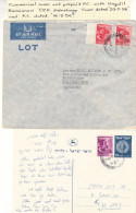 Israël - 2 Documents De 1956 Et 58 - Oblit Hagalil Hamaaravi - GF - - Cartas & Documentos