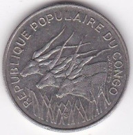 République Populaire Du Congo. 100 Francs 1971, En Nickel. KM# 1 - Congo (República 1960)