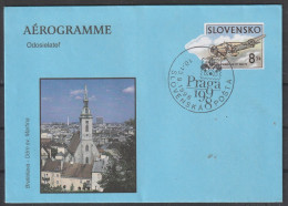 Slowakei: 1998, GA- Blanko Aerogramm, SoStpl. Praga 1998 / SLOVENSKA POST - Aerogramas