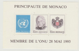 Monaco Bloc N° 62 Admission Monaco Membre ONU ** - Blocs
