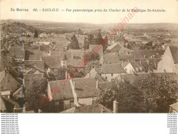 21.  SAULIEU .  Vue Panoramique Prise Du Clocher De La Basilique St-Andoche . - Saulieu