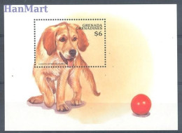 Grenada Grenadines 1997 Mi Block 378 MNH  (ZS2 GGRbl378) - Chiens