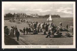 AK Travemünde, Untere Strandpromenade  - Luebeck-Travemuende