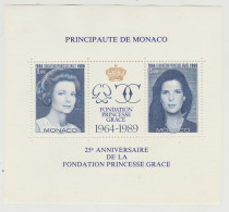Monaco Bloc N° 48 25 éme Anniversaire Fondation Princesse Grace ** - Blocs