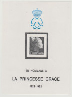 Monaco Bloc N° 24 Hommage à La Princesse Grace ** - Blocs