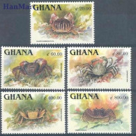 Ghana 1993 Mi 1753-1757 MNH  (ZS5 GHN1753-1757) - Schalentiere