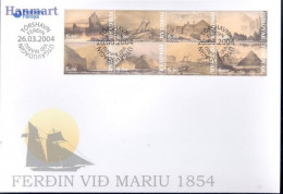 Faroe Islands 2004 Mi 487-494 FDC  (FDC ZE3 FRS487-494) - Ships