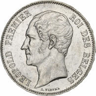 Belgique, Leopold I, 5 Francs, 5 Frank, 1851, Argent, TTB+, KM:17 - 5 Francs