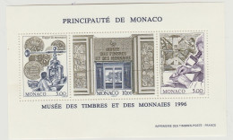 Monaco Bloc N° 73 Musée Des Timbres Et Monnaies III ** - Blocs