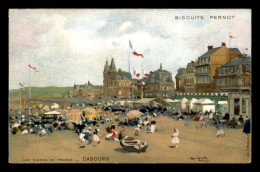 ILLUSTRATEURS - LUIGI LOIR - LES PLAGES DE FRANCE - CABOURG - PUBLICITE BISCUITS PERNOT - Loir