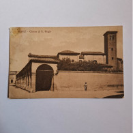 Cartolina FORLI' Chiesa Di S. Biagio 1929 Viaggiata Con Francobollo ITALIA - Forlì
