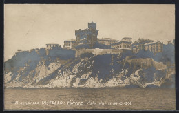 Cartolina Genova, Boccadasse, Castello Türcke Visto Dal Mare  - Genova (Genoa)