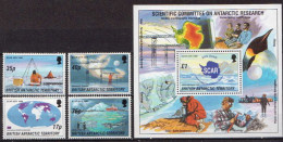 British Antactic Territory MNH Set And SS - Neufs