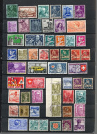 Suisse Lot De 54 Timbres - Collections