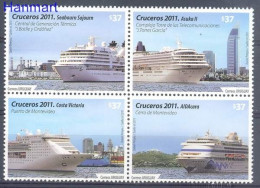 Uruguay 2011 Mi 3197-3200 MNH  (ZS3 URGvie3197-3200) - Ships