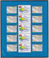 Nouvelle Calédonie Poste Aérienne N°327A - Feuille Entière - Neuf ** Sans Charnière - TB - Unused Stamps