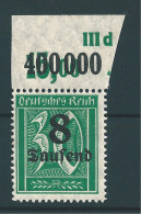 MiNr. 278 ** Oberrand, Druckerzeichen DZ IIId - Ongebruikt