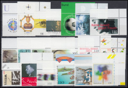 2087-2155 Bund-Jahrgang 2000 Kpl. Ecken Oben Rechts ** Postfrisch - Jaarlijkse Verzamelingen
