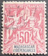 Madagascar 1896 Yvert 38 O Used - Usati