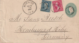 Etats Unis Entier Postal Morales  Pour L'Allemagne 1897 - ...-1900