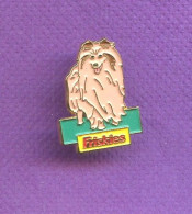 Rare Pins Chien Collet Friskies Q555 - Animals