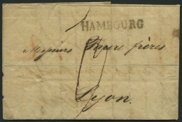 HAMBURG VORPHILA 1816, HAMBOURG, L1 Auf Brief Nach Lyon, Feinst - Otros & Sin Clasificación