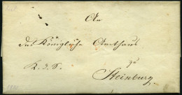 SCHLESWIG-HOLSTEIN 1810, K.D.S. Aus Kiel An Das Königliche Amtshaus Zu Steinburg, Pracht - [Voorlopers