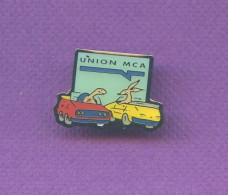 Rare Pins Tortue Et Lievre Dans Auto Voiture Union Mca Q451 - Animals