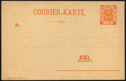 KIEL A P 27 BRIEF, 1899, 3 Pf. Orange, Mit Druckvermerk, Ungebraucht, Karte Feinst - Postes Privées & Locales