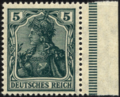 Dt. Reich 85IIe , 1918, 5 Pf. Schwarzopalgrün Kriegsdruck, Pracht, Gepr. Jäschke-L., Mi. 400.- - Nuovi
