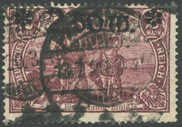 Dt. Reich 118a O, 1920, 2.50 M. Auf 2 M. Braunlila, Stempel Etwas Fett, Feinst, Gepr. Bauer, Mi. 250.- - Andere & Zonder Classificatie