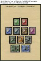 SAMMLUNGEN O, 1934-44, Gestempelter Sammlungsteil Auf Seiten, Feinst/Pracht, Mi. Ca. 1000.- - Usados
