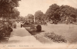 Brighton -  Victoria Gardens.  / Used  1908 - Brighton