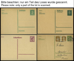 GANZSACHEN Partie Von 188 Verschiedenen Ganzsachenkarten Dt. Reich Von 1924-44, Dabei Einige Bessere, Ungebraucht Und Ge - Other & Unclassified