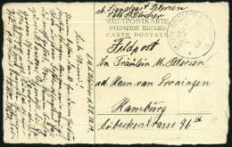 MSP VON 1914 - 1918 12 (BLÜCHER), 22.12.14, Feldpostkarte, Pracht - Schiffahrt