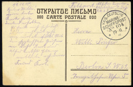 MSP VON 1914 - 1918 104 (Kleiner Kreuzer BERLIN), 19.11.1915, Feldpost-Ansichtskarte Von Bord Der Berlin, Pracht - Schiffahrt