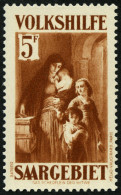 SAARGEBIET 157 , 1931, 5 Fr. Volkshilfe, Pracht, Mi. 320.- - Otros & Sin Clasificación