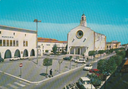 POLICORO PIAZZA ERACLEA CON CHIESA E MUNICIPIO VIAGGIATA - Matera